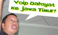 Ikuti VoIP Dahsyat! Daftar via SMS, Bayar Langsung Ditempat