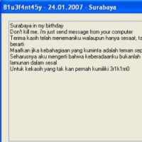 Fantasi Biru, Patah Hati Bertelur Virus Komputer