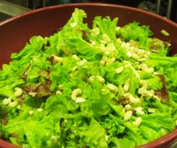 Green Salad with Fresh Juice Vinaigrette