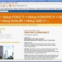 Foke Dihujat di Blog