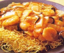 Mi Masak Udang Terung