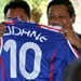 Dapat Kaos dari Zidane, SBY Tersenyum Lebar