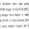 Salah Ketik 13 Agustus Itu Diketik MA dengan Huruf Kapital