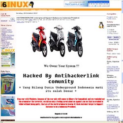 Situs Linux Indonesia Kena Deface Dedemit Maya