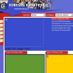 Situs Bencana DKI Jakarta Kena Bencana Cyber