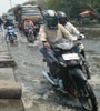 Ancol Banjir Semeter, Banyak Sepeda Motor Mogok