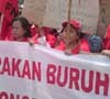 Long March ke Istana, Buruh Teriak UMN Rp 1,2 Juta 