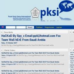 Situs Depkeu Diusili Hacker Arab