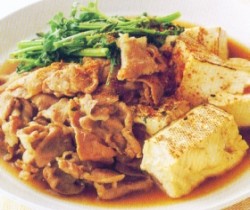 Yaki Tofu Masak Sukiyaki