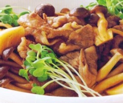 Tumis Daging Jamur Shimeji