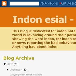Blog Picu Gerakan Ganyang Anti-Indon