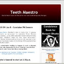 Jurnalis Terkekang, Blog Ramai Beritakan Bhutto