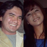 Foto Dewi Persik Hiasi Dompet Saiful Jamil