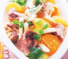 Ayam Madu Jeruk Untuk Sajian Imlek