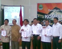 Pasangan Hade Bersorak Dapat Angka 3 