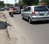 Rawan Kecelakaan, Jalan Menur Pumpungan Bergelombang