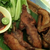 Ayam Rorongkong, Ayam Goreng Tahun 50-an