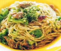Resep Pasta: Spaghettini Brokoli Lada Hitam