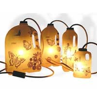 Lampu Unik Dari Botol Susu