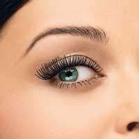 Bulu Mata Tebal dengan Dua Sapuan