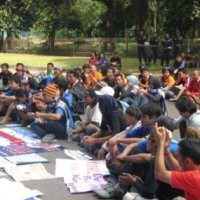 Pendemo PSSI Gagal Temui Pengurus