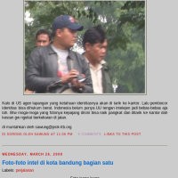 Blogger Beberkan Foto Intel Bandung