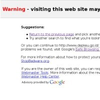 Google Halangi Akses ke Situs Depkeu.go.id