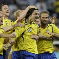 Ibra Bawa Swedia Tekuk Juara Bertahan