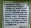 Jangan Kasih Imbalan di Bareskrim Mabes Polri 