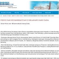 Dada Rosada Klaim Didukung Persis dan Muhammadiyah