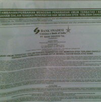 Bank Swadesi Jual Saham Baru