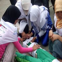 BSMI Surabaya Gelar Simulasi Penanganan Banjir