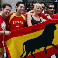 55 Ribu Fans Spanyol-Jerman Serbu Wina