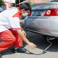 Kementerian Lingkungan Hidup Lakukan Uji Emisi di Medan