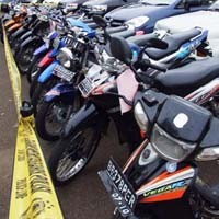 Polda Jateng Amankan 4.738 Ranmor Hasil Pencurian