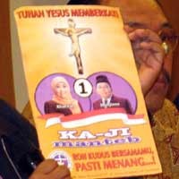 KA-JI Minta Panwas Usut Selebaran Bergambar Tanda Salib