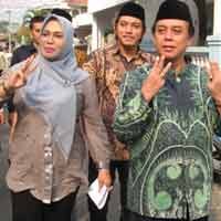 Istri Ali Maschan Doakan Suaminya Menang