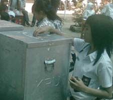 Simulasi Pilwalkot Siswa SMU