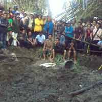 Jamur di Atas Kuburan Massal di Rumah Ryan Disukai Warga