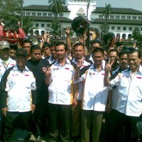 Barongsai Arak Trendi Menuju Gasibu