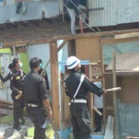 Penggusuran Bangunan Liar di Stasiun Kota Hingga Kp Bandan