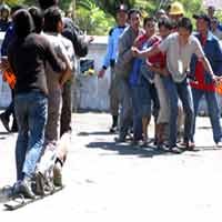 Meriahkan Agustusan, Museum Mpu Tantular Gelar Lomba Teklek