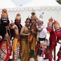 Fatur jadi Hanoman di Prambanan