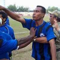 PSMP Mojokerto V Persiram Raja Ampat Ricuh 