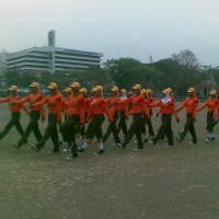 Jelang Agustusan, Calon Paskibra Gelar Latihan