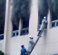 Gedung Bio Farma Terbakar