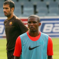 Guardiola Tetap Pertahankan Etoo