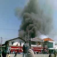 UD Surya Indah Terbakar, 10 Unit PMK Padamkan Api