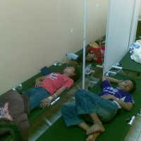 Rata-rata Korban Makan Nasi Bungkus di Rumah