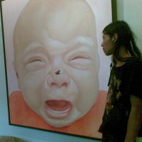 Mahasiswa dan Dosen STSI Kolaborasi Dalam Bingkai Lukisan